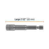 ESTUCHE CON 5 DADOS MAGNITICOS DE 6 MM LARGO 2', EXPERT