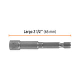 ESTUCHE CON 5 DADOS MAGNITICOS DE 3/16' LARGO 2', EXPERT
