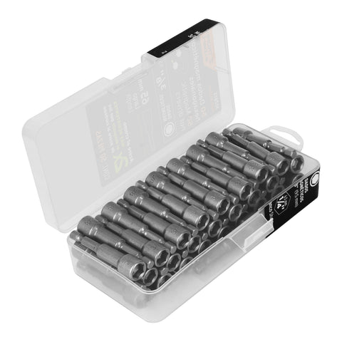 ESTUCHE CON 50 DADOS MAGNITICOS DE 3/8' LARGO 2', EXPERT