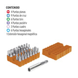 JGO D/PUNTAS VARIAS P/DESARMADOR 1'33PZS