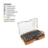 JUEGO DE PUNTAS MIXTAS 1" 58 PIEZAS