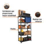 ESTANTE METALICO 5 REPISAS CAPACIDAD 80 KG, TRUPER