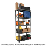 ESTANTE METALICO 5 REPISAS CAPACIDAD 80 KG, TRUPER