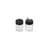 JUEGO DE 2 VASOS DE 15 ML Y ADAPTADOR PARA AERSGRAFO AERO-8