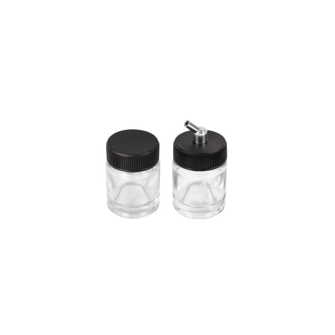JUEGO DE 2 VASOS DE 15 ML Y ADAPTADOR PARA AERSGRAFO AERO-8