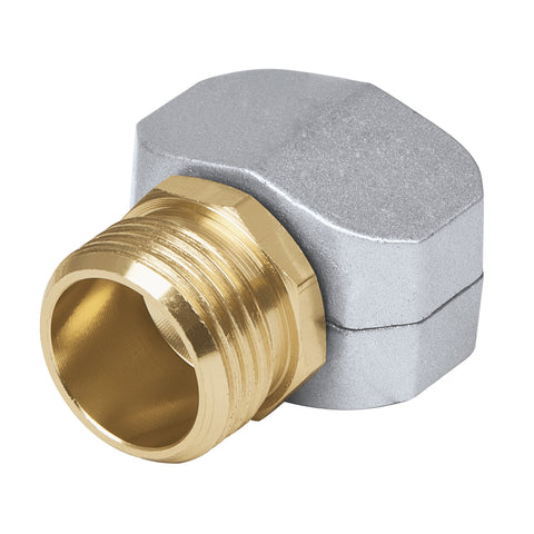 CONECTOR METÁLICO, MACHO, 5/8-3/4'