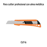 ESTUCHE CON 50 CUCHILLAS SK4 DE 18 MM PARA CUTTER, TRUPER