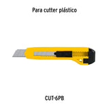 ESTUCHE CON 50 CUCHILLAS SK4 DE 18 MM PARA CUTTER, TRUPER