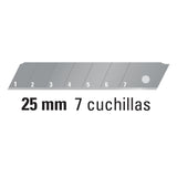 ESTUCHE CON 10 CUCHILLAS SK2 DE 25 MM PARA CUTTER, EXPERT