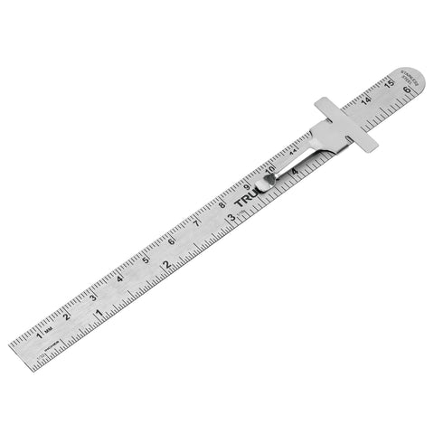 REGLA 15CM DE ACERO INOXIDABLE DE BOLSILLO, TRUPER