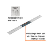 REGLA DE ACERO DE 30 CM
