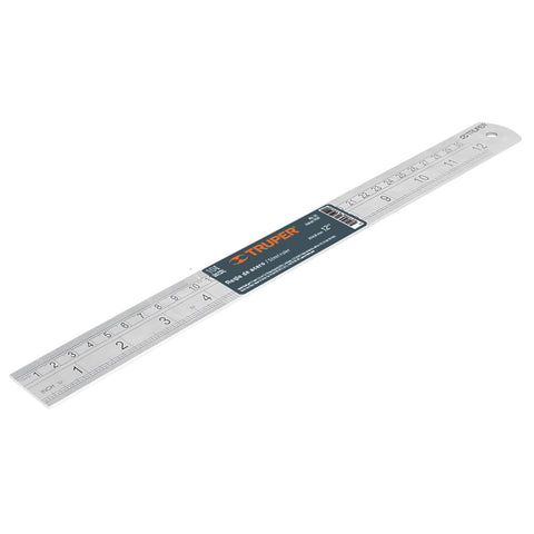 REGLA DE ACERO DE 30 CM