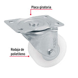 RODAJA POLIETILENO 3' PISADA 29MM RUEDA CON BALERO