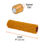 RODILLO PARA PINTAR, FELPA 9', DE PVC