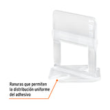 BOLSA CON 100 ANCLAS DE 1MM, PARA NIVELACION DE AZULEJOS