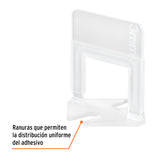 BOLSA CON 100 ANCLAS DE 3MM PARA NIVELACION DE AZULEJOS