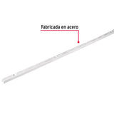 CREMALLERA SENCILLA BLANCA PARA MINSULAS PLANAS, 1.5M, FIERO