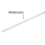 CREMALLERA SENCILLA BLANCA PARA MINSULAS PLANAS, 2M, FIERO