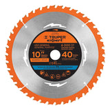 DISCO SIERRA 10' PARA MADERA, 40 DIENTES CENTRO 1', EXPERT