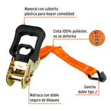 JUEGO DE 4 SUJETADORES CON MATRACA CARGA MAXIMA 1000 KG