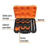 JUEGO DE 7 TARRAJAS PARA TUBO, TRUPER EXPERT