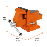 TORNILLO D/BANCO IND ACERO CAPACIDAD 4'