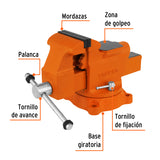 TORNILLO D/BANCO IND ACERO CAPACIDAD 4'