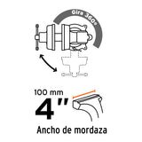 TORNILLO D/BANCO IND ACERO CAPACIDAD 4'