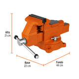 TORNILLO D/BANCO IND ACERO CAPACIDAD 5'