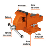 TORNILLO D/BANCO IND ACERO CAPACIDAD 5'