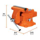 TORNILLO D/BANCO IND ACERO CAPACIDAD 8'