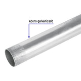 TUBO CONDUIT GALVANIZADO PARA MUFA, 1-1/4', 1.5 M