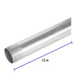 TUBO CONDUIT GALVANIZADO PARA MUFA, 1-1/4', 1.5 M