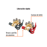 BLISTER 2 TERMINALES PARA BATERIA DESCONEXION RAPIDA, TRUPER