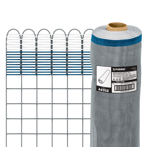 SIN VENTA MALLA MOSQUITERA PLÁSTICA, 0.75 X 30 M, GRIS POR ROLLO C30 MT