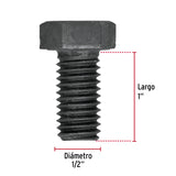 TORNILLO DE ACERO, GRADO 5, 1/2 X 1" POR PIEZA