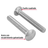 TORNILLO COCHE GALVANIZADO, 1/2 X 3 1/2" POR PIEZA