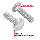 TORNILLO COCHE GALVANIZADO, 3/8 X 1 1/2" POR PIEZA