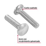 TORNILLO COCHE GALVANIZADO, 5/16 X 1 1/2" POR BOLSA
