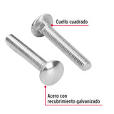 TORNILLO COCHE GALVANIZADO, 5/16 X 2" POR CAJA C/80 PZAS