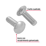 TORNILLO COCHE GALVANIZADO, 7/16 X 1 1/2" POR PIEZA