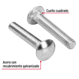 TORNILLO COCHE GALVANIZADO, 7/16 X 2 1/2" POR CAJA C/30 PZAS