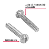 TORNILLO ESTUFA 1/8 X 3/4" CAJA C/500 PZAS