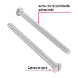 TORNILLO TIPO ESTUFA 5/32" X 2-1/2", FIERO BOLSA C/150 PZAS