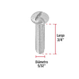 TORNILLO ESTUFA 5/32 X 3/4' CAJA C/350 PZAS