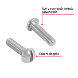 TORNILLO 5/32 X 5/8 TIPO ESTUFA, FIERO C/400PZ, POR BOLSA