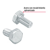 TORNILLO MÁQUINA GALVANIZADO 1/4 X 1/2' CAJA C/150 PZAS Z