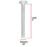 TORNILLO MAQUINA 1/4X2, FIERO C/60