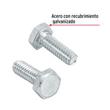 TORNILLO MÁQUINA GALVANIZADO 1/4 X 3/4' CAJA C/100 PZAS