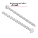 TORNILLO ACERO GALVANIZADO TIPO MÁQUINA, 1/4X4-1/2", POR PIEZA